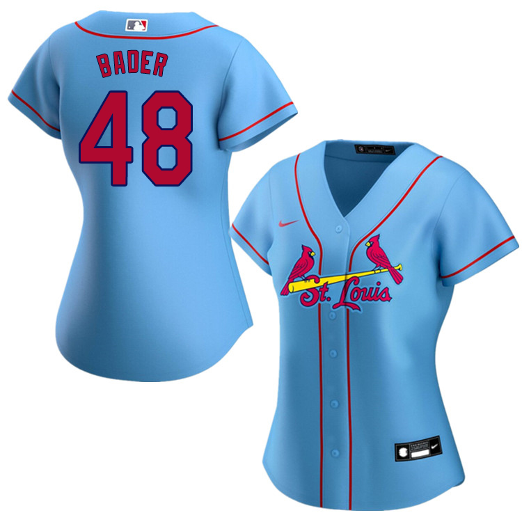 Nike Women #48 Harrison Bader St.Louis Cardinals Baseball Jerseys Sale-Blue